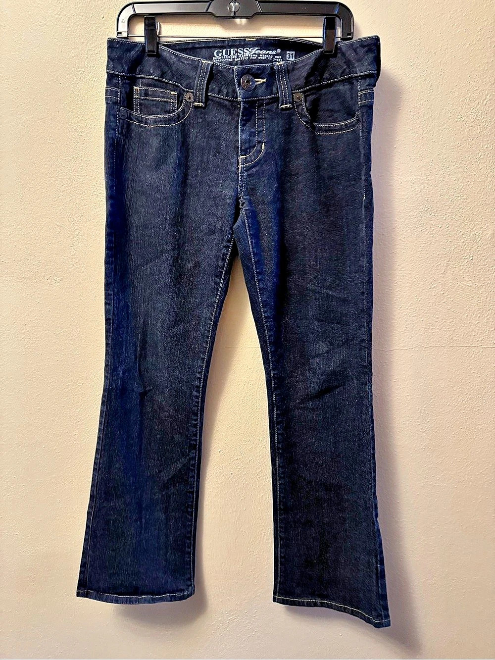 GUESS Jeans Dark Wash Flare Bootcut Denim Jeans Size 31